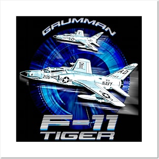 F11 Tiger Supersonic Jet Fighter Posters and Art